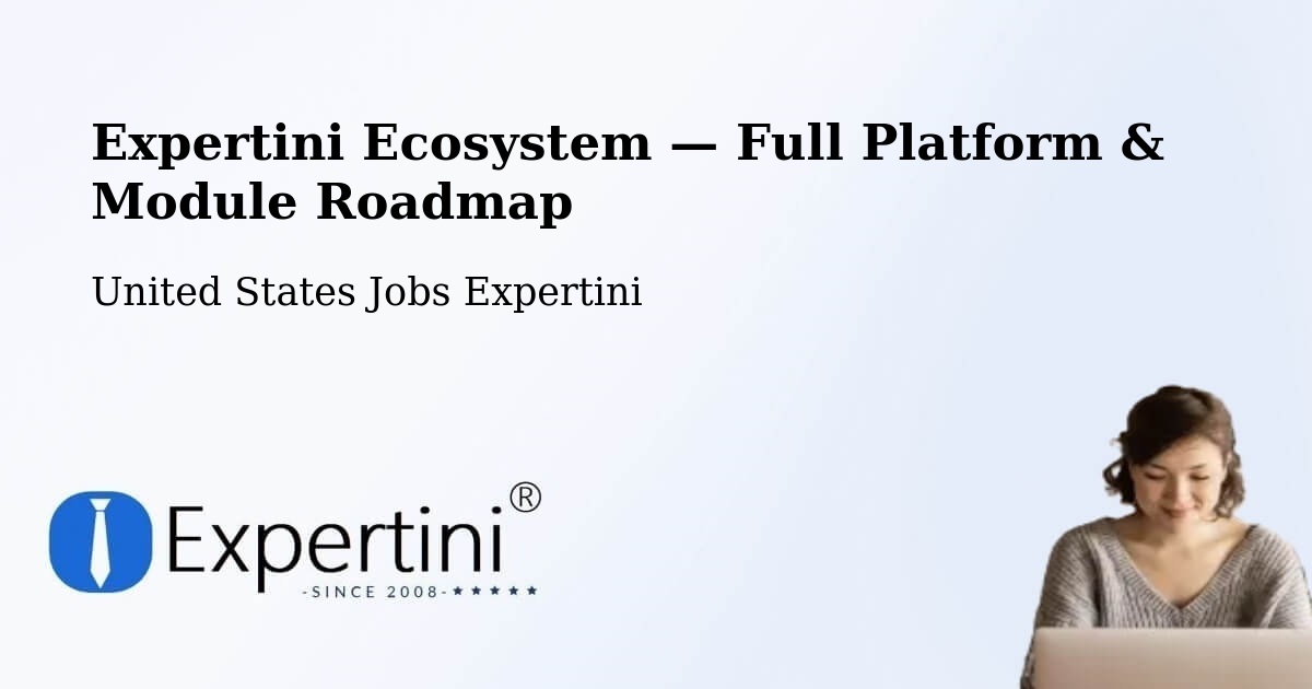 Expertini Ecosystem — Full Platform & Module Roadmap – Pearson