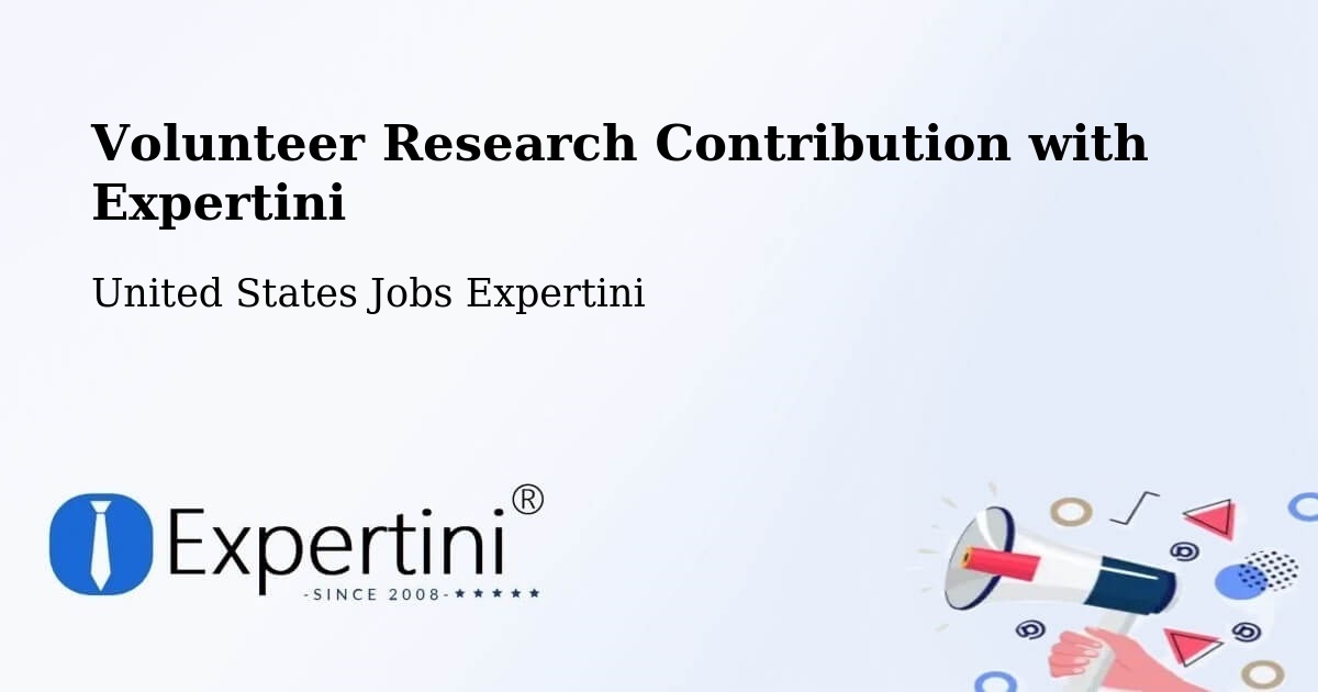 Volunteer Research Contribution Program – Pearson - United States Jobs Expertini