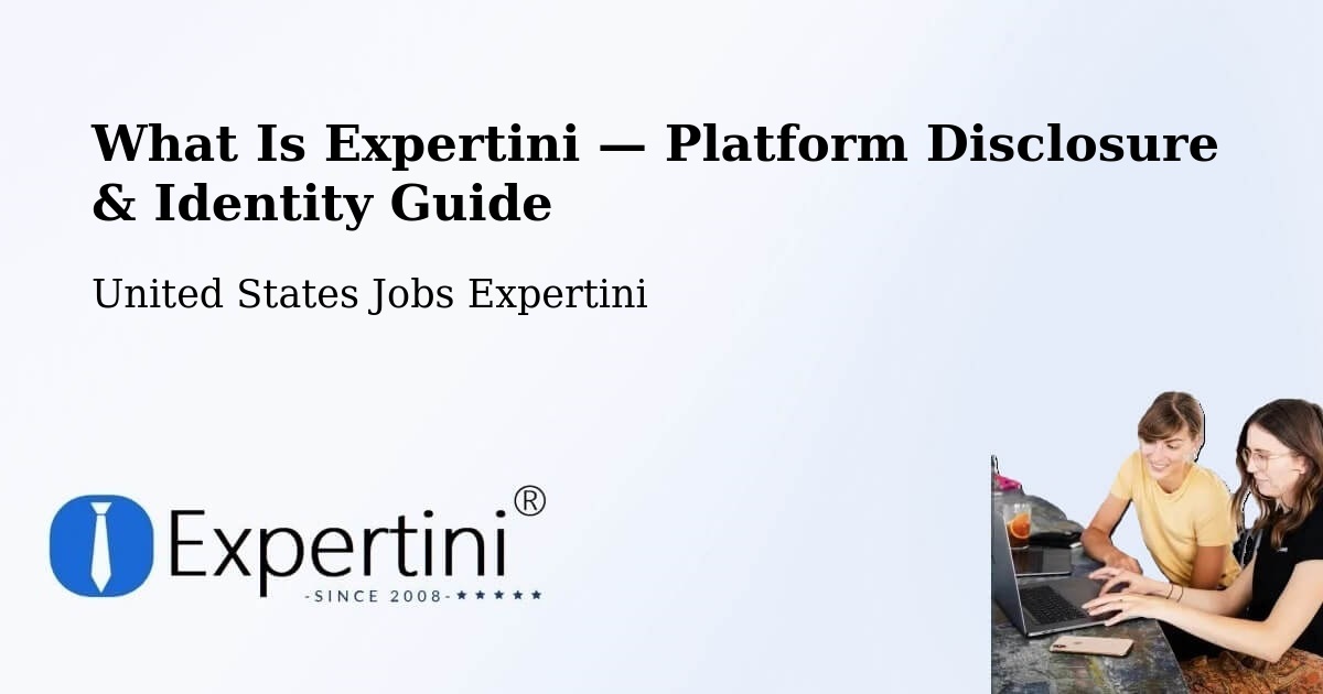 What Is Expertini — Platform Disclosure & Identity Guide – Pearson
